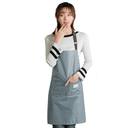 

3 Pieces Waterproof Apron with Pockets Adjustable Cooking Aprons Kitchen Bib Apron for Baking Household Cleaning