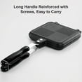 thumbnail image 3 of Hot Sandwich Maker  Grilled Press With Handle Stovetop Toasted Aluminum Flip Pan For Home Kitchen Breakfast, 3 of 9