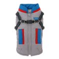 thumbnail image 3 of Ropa cálida para perros con arnés, chaqueta de invierno para mascotas, abrigo resistente al viento para perros pequeños y medianos, trajes para chihuahua y bulldog francés, 3 of 5
