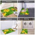 thumbnail image 5 of Vsdgher Bees Pollinates A Yellow Dandelion Flannel Anti-Slip Floor Mat Comfort Mat Outdoor Rug, Indoor Outdoor Rugs for Home, Office, Laundry 16''x24''in, 5 of 7