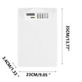 thumbnail image 3 of Xecvkr A4 Multifunctional Document Writing Board Clipboard with Calculator Pen Clip Ruler Storage Organizer Portable Office School 35x23cm 1pc, 3 of 5