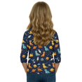 thumbnail image 5 of Abcomgle Girls Summer Tshirts 4-16 Summer 3/4 Sleeve Toddler Girls T-Shirts Dinosaur Graphic Toddler T-Shirt Casual Crewneck Cotton Tops, 5 of 5