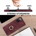 thumbnail image 6 of Slim Fit Case for Samsung Galaxy S20 FE 6.5 Inch with Ring Holder Stand Bracket Card Slots Phone Cover, Soft TPU PU Leather Shockproof Anti-Drop Protective Case for Samsung Galaxy S20 FE,Winered, 6 of 17