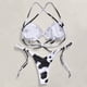 thumbnail image 5 of Conjunto de bikini de vendaje con estampado de mujer Push-Up Split Traje de baño Ropa de playa Traje de baño Fridja  nalpqowj19678, 5 of 8
