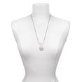 thumbnail image 3 of Delight Jewelry Keep Calm Grandma is Here Silvertone Dream Big Pendant Necklace, 25", 3 of 4
