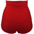 thumbnail image 3 of Women's Retro High Waisted Bikini Bottom Ruched Swim Short Tankinis(FBA), 3 of 4