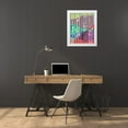 thumbnail image 3 of Moore, Regina 12x14 White Modern Wood Framed Museum Art Print Titled - Quilted Monoprints III, 3 of 4