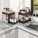 thumbnail image 4 of PHANCIR Organizador Debajo Del Fregadero, Paquete de 2, Almacenamiento Deslizante Debajo Del Fregadero de 2 Niveles, para Baño y Cocina, 4 of 9