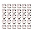 thumbnail image 1 of MasteelfCA 30PCS Durable Metal Flat Locking Pin Backs Brooch Badge Accessories (Silver), 1 of 8