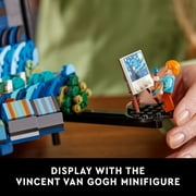 LEGO Ideas Vincent Van Gogh The Starry Night - 3D Puzzle Building Set for Adults, Ages 18+ Beautifully Detailed Home Wall Art Decor - Unique Gift Idea for Art Fans - 21333