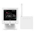thumbnail image 1 of MesaSe thermostat WiFi RF433 Chauffe-Eau Gaz avec Support, 1 of 7