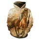 thumbnail image 4 of 2023 Nueva moda Otoño Sudaderas con capucha para hombre Sudadera con capucha con estampado 3D de caballo animal para hombre Sudadera holgada Sudadera informal, 4 of 5