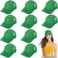 thumbnail image 1 of 10 PCS Sublimation Blank Trucker Hats, Comfortable Polyester Mesh Trucker Hats, Unisex Mesh Baseball Snapback Caps, Summer Mesh Caps for Men Women, 1 of 7