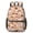 Mushroom and Flower, variant on Mushroom and Fern Black Pattern 17" School Backpacks for Teens,Waterproof Oxford Fabric,S-Shape Padded Straps for School,Travel,Hiking,Camping