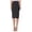 Charcoal, variant on Women's Casual Elastic Band High Waist Stretch Office Work Solid Midi Skirt