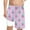 Pink, variant on Hienoo Big Boys Swim Trunks with Compression Liner Print Beach Shorts