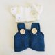 thumbnail image 3 of Mini ropa de peluche para muñecas, traje de 17cm, accesorios para muñecas, Kpop, Exo, Labubu, Idol, camiseta, monos con botones, 3 of 5