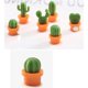 thumbnail image 4 of 12 pegatinas con forma de cactus para el frigorífico, imanes creativos para el frigorífico, pegatinas para decoración del hogar y la oficina (6 palanganas naranjas + 6 palanganas blancas), 4 of 5