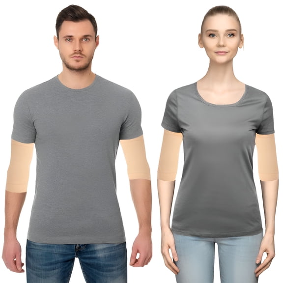 XIRQI Bicep Tendonitis Pain Relief Support & Recovery Compression Sleeve for Men and Women (1-Pair)