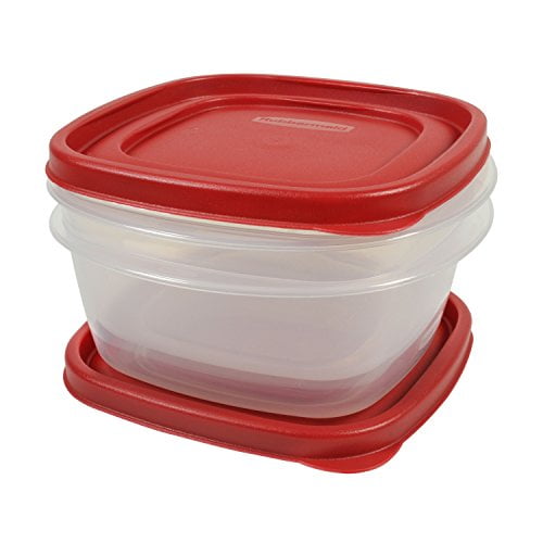 Rubbermaid 4-Piece Food Storage Set w/Easy Find Lids - Walmart.com