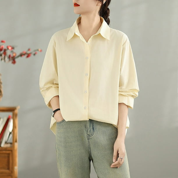 Camisa informal de manga larga sin capucha para mujer, chaquetas y abrigos, top informal, ropa de abrigo, capa interior en capas, blusa para mujer
