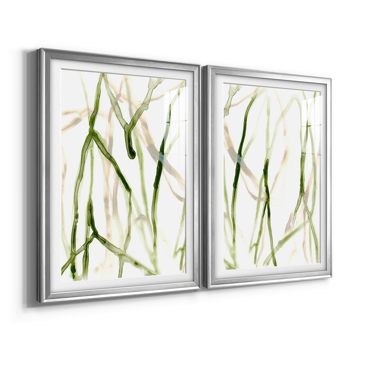Wexford Home Runnel VII Premium Framed Print, 30.5" x 42.5" - Ready to Hang, Silver (Set of 2)