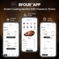 thumbnail image 5 of 2 Probe Wireless Meat Thermometer Bluetooth, App Controlled, IP67 Waterproof, Wireless Cooking Thermometer for Grill, Oven, Rotisserie, 5 of 10