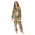 thumbnail image 2 of FORMRS Onesies Pajama for Adults Unisex Hoodie Winter Jumpsuit One Piece Sleepwear, Sizes S-2XL, Colorful Mushroom, 2 of 7
