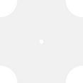 thumbnail image 4 of 18"OD x 1"ID x 6"C x 1"P Haus Architectural Grade PVC Contemporary Ceiling Medallion, 4 of 4