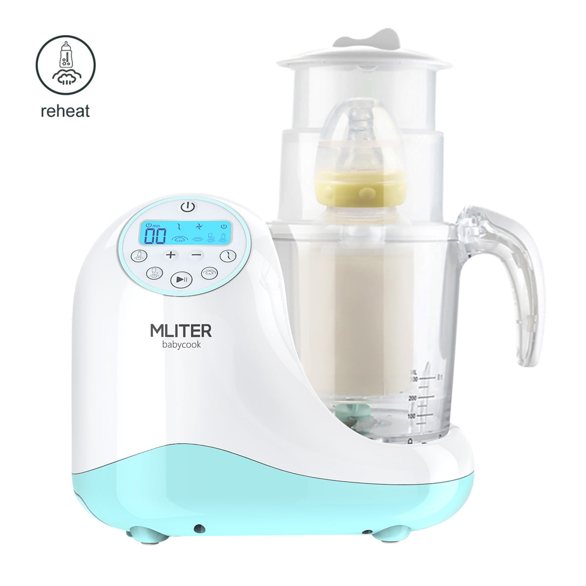 Elate Baby Food Maker  11-In-1 Processor with Steam, Blend, Puree, Gr –  Baby4us