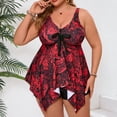 thumbnail image 3 of Maillot de Bain pour Femme Adulte Grande Taille, Robe de Bain 2 Pcs, Tenue de Bain pour Femmes, 3 of 7