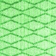 thumbnail image 1 of Ahgly Company Indoor Square Trellis Green Modern Area Rugs, 4' Square, 1 of 1