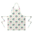 thumbnail image 2 of Fairy Tale Princess Pattern Apron-Garden Aprons for Women with Pockets-Cotton Linen Waterproof Kitchen Cooking Gardening Aprons Adjustable for Kitchen,Cooking,BBQ and Salon 33x27 Inch, 2 of 7