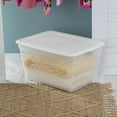 thumbnail image 3 of Sterilite 55L Storage Box - White, 55 Liter, 3 of 5