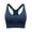 Navy, variant on Bras for Women Medium Support Bra High Impact Plus Size Sports Bra for Women Front Zip & Adjustable Straps Wirefree Mesh Supportive Athletic Top for Large Bust Ideal for Running Yoga