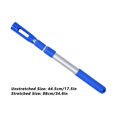 thumbnail image 3 of Professional 17 Inch Anodized Aluminum Telescopic Swimming Pool Pole,Adjustable Expandable Step Up,for Skimmer Nets, Vacuum Heads and Brushes, Strong Grip and Lock,Blue, 3 of 9