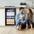 thumbnail image 6 of KNDKO 95-Can Beverage Refrigerator with Glass Door, 2.7 Cu.Ft Energy Efficient Wine Cooler Mini Fridge for Home/Office/Bar, 6 of 10