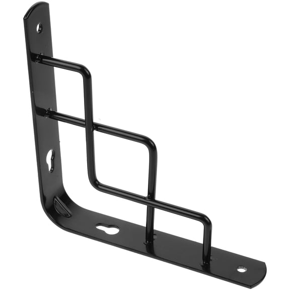 Raindrops Heavy Duty Iron Floating Shelf Bracket Corner Support Bracket for Wall Mounted Shelves
