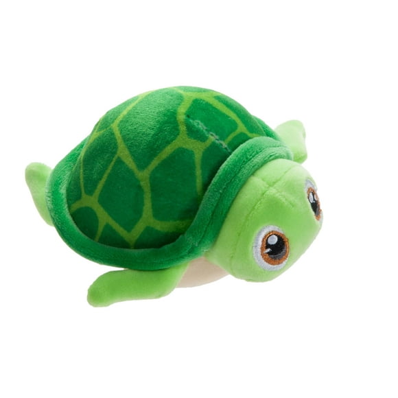 The Petting Zoo Sea Turtle Stuffed Animal Plushie Gifts for Kids Squishiez Sealife Animal Squeeze Toy Green Tortoise Plush Toy 3 Inches