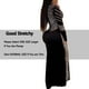 thumbnail image 2 of Vestido PORRCEY Hot Diamond Craft Sexy de manga larga negro 3XL, 2 of 6