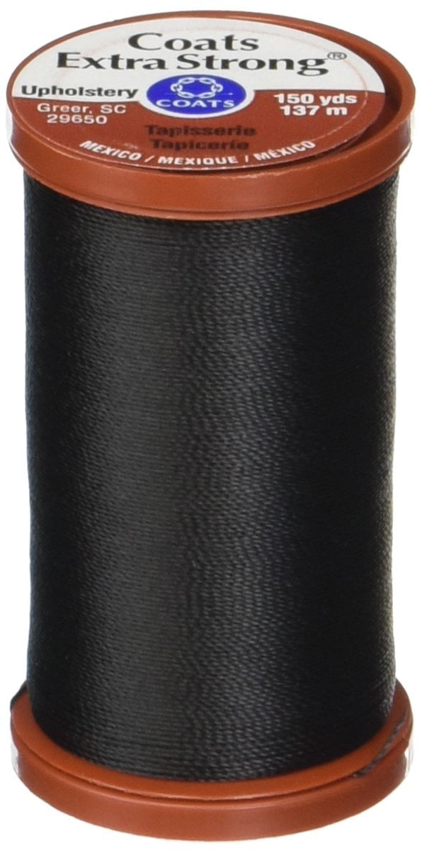 COATS & CLARK Extra Strong Upholstery Thread, 150Yard, Black Walmart