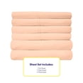 thumbnail image 4 of Juego de sábanas Sweet Home Collection 1500 Supreme Twin XL Peach, 4 of 6