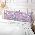thumbnail image 5 of Cute Panda Unicorn Pattern Pillowcase Queen Size, Super Soft Pillow Shams Covers, Plush Cozy Pillow Cases with Zipper, 20" X 30"（513） Home Decor Gifts, 5 of 6