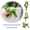 thumbnail image 4 of SharkTRUE Simulation Frog Basin Hanging Flowerpot Fish Tank Decoration JH76 M9U6, 4 of 8