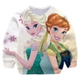thumbnail image 1 of Sudaderas de Disney Frozen 2 Elsa para niñas, abrigo de algodón Anna, jerséis de manga larga, Tops para bebés, ropa de primavera y otoño para niños, 12T Gao Jinjia LED, 1 of 2