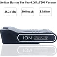 thumbnail image 2 of Paquete de baterías Swidan XBAT200 3000 mAh 25,2 V Li-ion para Shark, 2 of 7