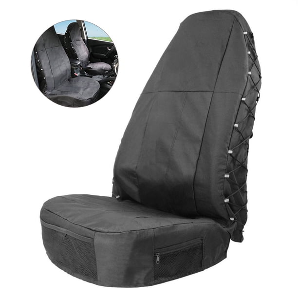 Fundas universales para asientos de mascotas, fundas protectoras para asientos de coche, resistentes al agua, transpirables y ligeras (negro)