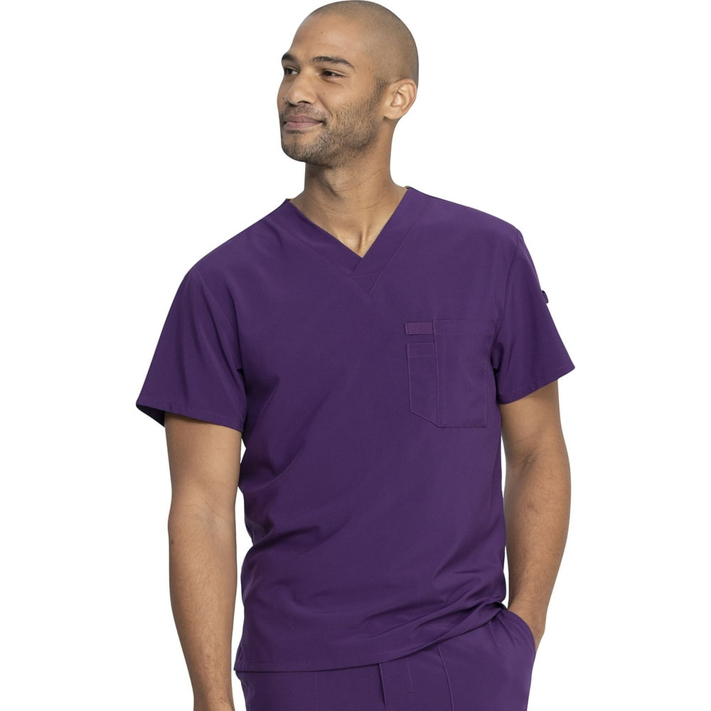 Dickies Dickies EDS Essentials Scrubs Top for Men VNeck Plus Size