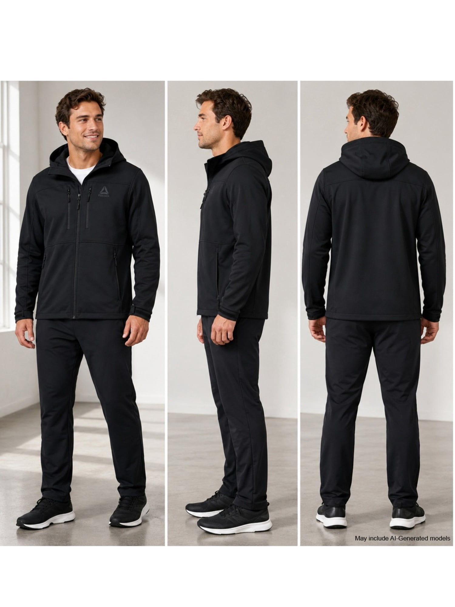Reebook Men's and Big Men's Softshell Coat, Sizes S-3XL