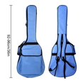 thumbnail image 3 of Gig Bag Double Strap Adjustable Padded Oxford Electric Guitar Case Ukulele Bag, 3 of 9